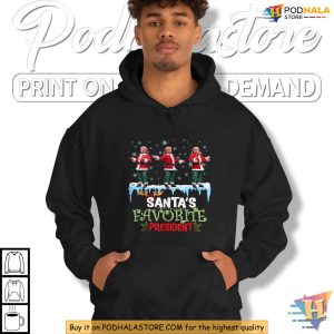 Santas Favorite President Trump Dance Shirt Funny Trump Christmas Gifts 2