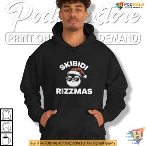 Skibidi Rizzmas Christmas Penguin Shirt for Funny Xmas Gift Ideas