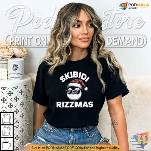 Skibidi Rizzmas Christmas Penguin Shirt for Funny Xmas Gift Ideas 3