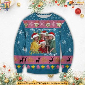 The Golden Girls Ugly Sweater, Funny Christmas Gift Ideas for 90s Fans