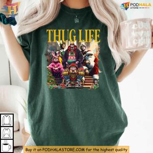 Thug Life Christmas Shirt Funny Holiday Tee Unique Xmas Gift for Friends 2