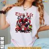 Thug Life Christmas Shirt for Holiday Fun, Funny Christmas Character Tee