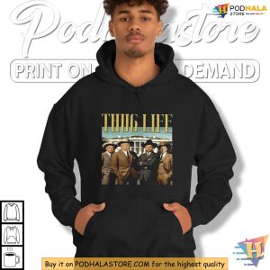 Thug Life Shirt Featuring Vance Kennedy Jr Trump and Elon Musk Humor 3