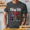 Thug Life Shirt Horror Characters Streetwear Halloween Gift for Movie Fans