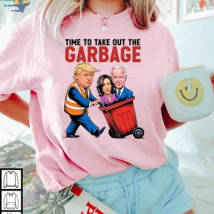 Trump 2024 Election Shirt Take Out the Garbage Patriotic Political Tee 2
