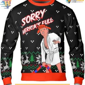 Trump Christmas Ugly Sweater, Funny Gift Idea for Trump Fans This Xmas