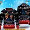Trump Christmas Ugly Sweater with Patriotic Cowboy Holiday Design