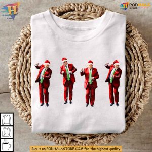 Trump Dance Christmas Shirt Santa Trump Holiday Apparel Republican Gift 1