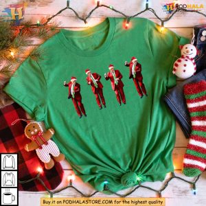 Trump Dance Christmas Shirt Santa Trump Holiday Apparel Republican Gift 2
