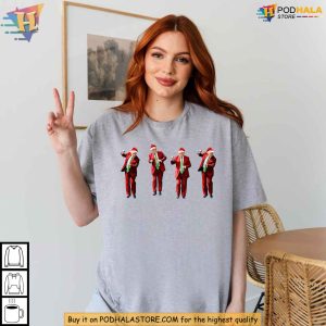 Trump Dance Christmas Shirt Santa Trump Holiday Apparel Republican Gift 3