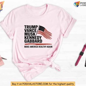 Trump Election Predictions 2024 Shirt Vance Musk Kennedy Gabbard Tee 2