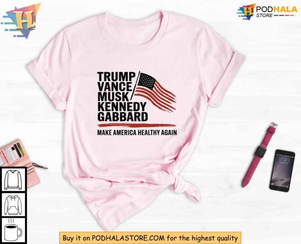 Trump Election Predictions 2024 Shirt, Vance Musk Kennedy Gabbard Tee