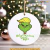 Trump Grinch 2024 Ornament, Funny Xmas Gift, Make Christmas Great Again