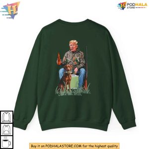 Trump Hunting Sweatshirt Donald Trump Christmas Gifts for Hunting Fans 3
