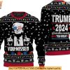 Trump MAGA 2024 Ugly Christmas Sweater, Funny Donald Trump Xmas Gift