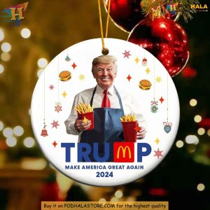 Trump Make America Great Again Ceramic Ornament Funny Christmas Gift Ideas 3