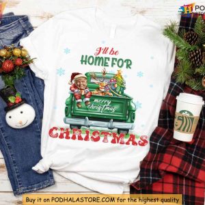 Trump On The Truck Christmas Shirt Funny Christmas Gift for Republicans 1