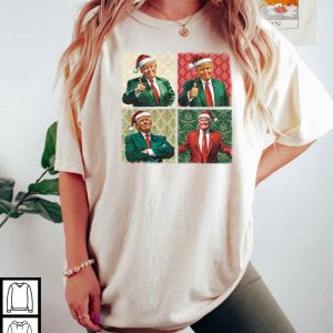 Trump Santa Christmas Shirt, Make Christmas Great Again Tee for Fans
