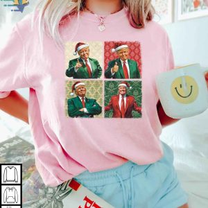 Trump Santa Christmas Shirt Make Christmas Great Again Tee for Fans 2