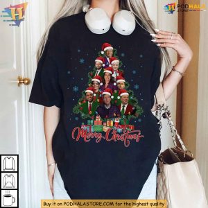 Trump Supporter Christmas Tree Shirt Christmas Republican Festive Apparel 1