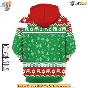 Trump The Return Christmas 3D Hoodie Funny Donald Trump Xmas Gift Idea 2