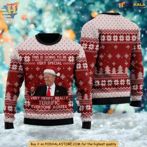Trump This Is Going To Be A Great Sweater, Political Xmas Humor Apparel