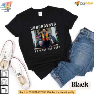 Trump Unburdened Humor Shirt, Anti-Biden Kamala Satire Tee, Political Statement