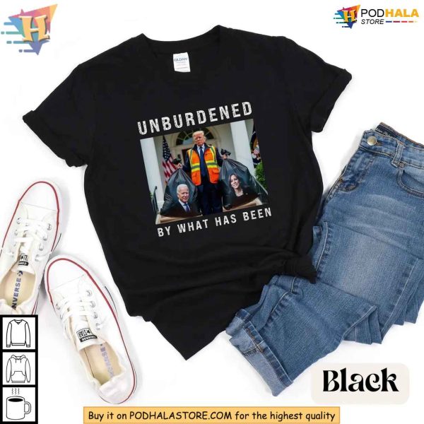 Trump Unburdened Humor Shirt, Anti-Biden Kamala Satire Tee, Political Statement