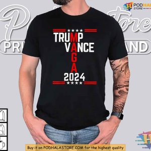 Trump Vance 2024 Election Shirt MAGA Patriotic Campaign Support Apparel 3