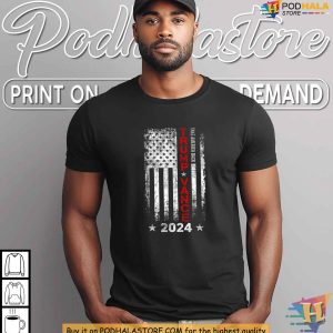 Trump Vance 2024 Shirt Vintage American Flag Take America Back Trump Tee Shirt 4