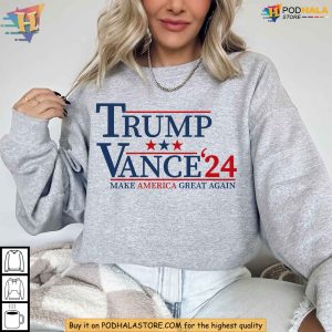 Trump Vance 2024 Sweatshirt Republican Campaign Shirt Pro Trump Apparel 2