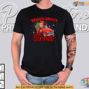 Trump Winner Turkey Dinner Festive Christmas Shirt for Political Humor Fans 2