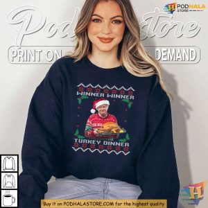 Trump Winner Winner Turkey Dinner Christmas Shirt for Political Humor Fans 4