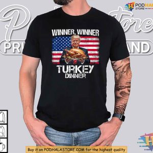 Trump Winner Winner Turkey Dinner Humor Shirt for Xmas Gift Ideas 2