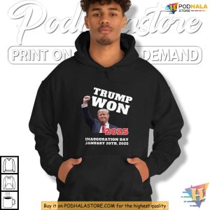 Trump Won Inauguration Day 2025 Shirt Celebrate MAGA Victory Apparel 3