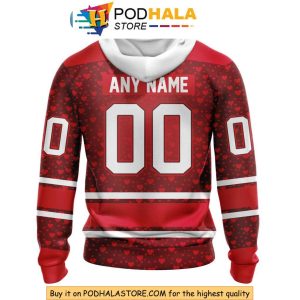 Unique Valentines Day Anaheim Ducks 3D Hoodie with 3D Heart Design 2