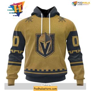 Vegas Golden Knights 3D Hoodie Customizable NHL Fan Gear 1