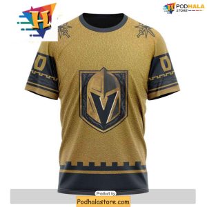 Vegas Golden Knights 3D Hoodie Customizable NHL Fan Gear 3