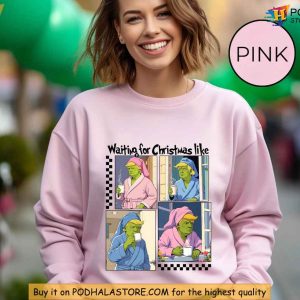 Waiting For Christmas Like Trump Sweatshirt Perfect Funny Xmas Gift Idea 1