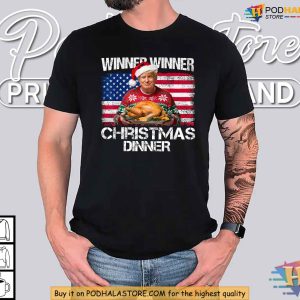 Winner Winner Christmas Dinner Shirt, Trump Gift Ideas For Holidays