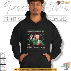 Winner Winner Merry Christmas Santa Trump Shirt Trump Christmas Gifts 3