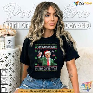 Winner Winner Merry Christmas Santa Trump Shirt Trump Christmas Gifts 4
