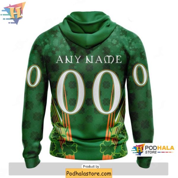 Anaheim Ducks 3D Hoodie Celebrate St Patricks Day with Custom Apparel