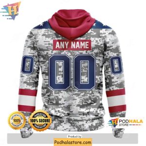 Anaheim Ducks 3D Hoodie Custom Camo Design for Fans and Veterans Day 2