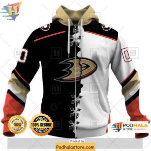 Anaheim Ducks 3D Hoodie Personalized NHL Ducks Sweatshirt for Hockey Fans 1