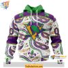 Celebrate Mardi Gras with Pittsburgh Penguins 3D Hoodie, Custom NHL Apparel