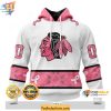 Chicago Blackhawks 3D Hoodie, Breast Cancer Awareness Custom October Design