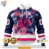 Chicago Blackhawks 3D Hoodie Pink October Breast Cancer Awareness Design