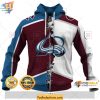 Colorado Avalanche 3D Hoodie, Broken Mix NHL Fan Apparel Custom Design