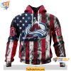 Colorado Avalanche 3D Hoodie, Custom NHL Fan Apparel for Independence Day